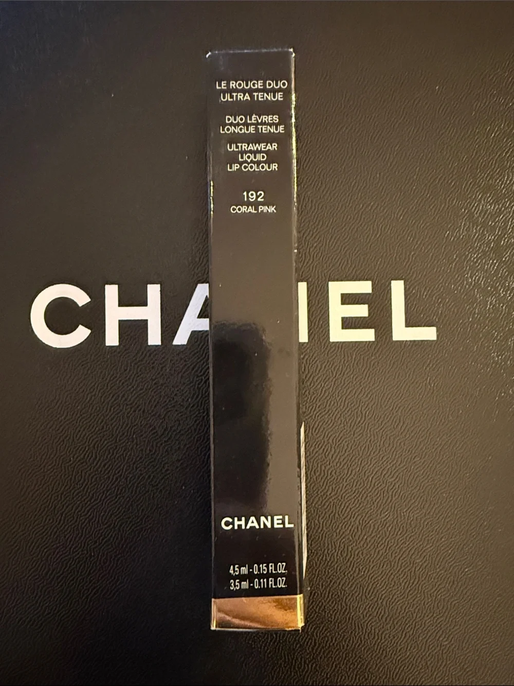 CHANEL Lip Gloss Duo NIB Coral Pink 192